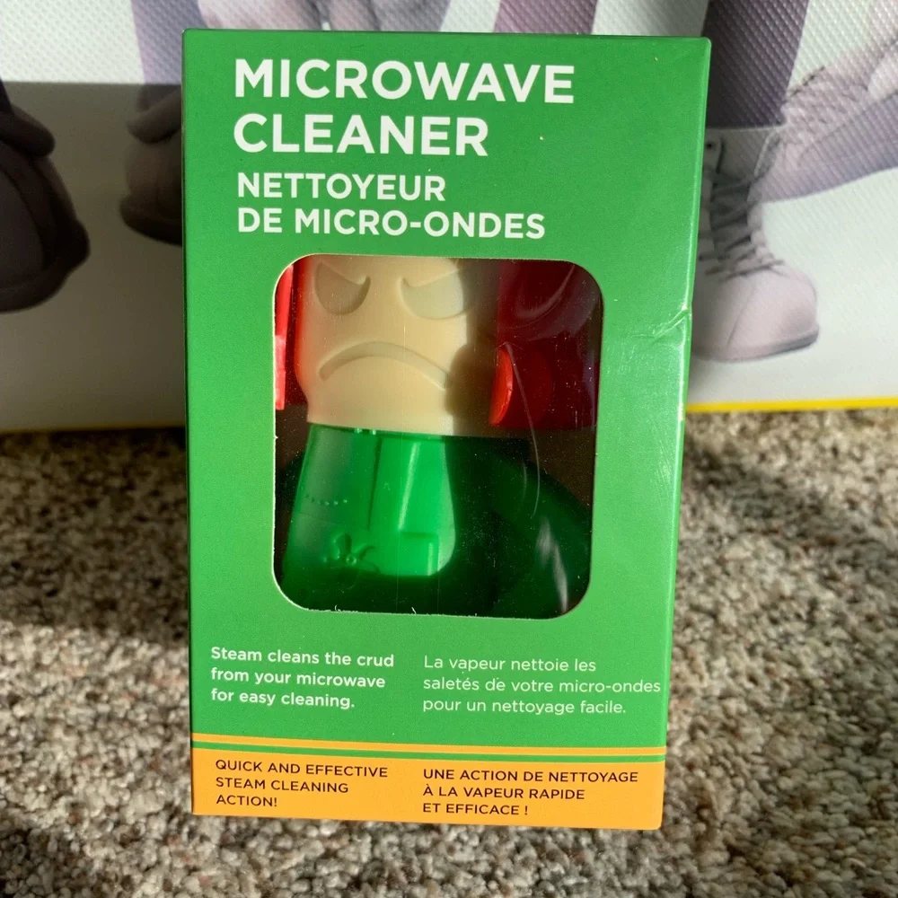 Microwave Cleaner Steam Cleaner - Green/Red